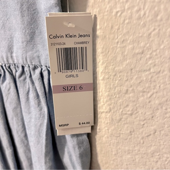 NWT Girls Calvin Klein Jeans Dress - Picture 3 of 8